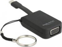 DeLock 63941 USB-C apa - VGA anya Átalakító Adapter - Fekete