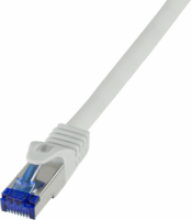 Logilink C6A012S Ultraflex S/FTP Cat6A csatlakozós Cat7 RJ45 Patch kábel 0.25m - Szürke