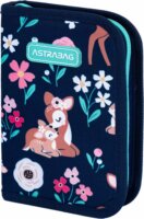 Astrabag Baby Deer töltetlen Kihajtható tolltartó lányoknak 20 x 13 x 3 cm - Mintás