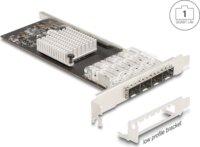 DeLock 88342 PCI-E 4 portos Gigabites SFP Portbővítő kártya