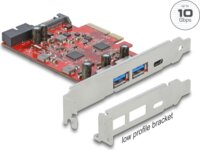 DeLock 90492 Külső USB-A 3.2 / USB-C 3.2 PCI-E Bővítőkártya