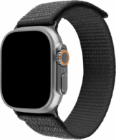 Fixed Sporty Apple Watch Ultra/Ultra 2 Nylon Okosóra szíj 49mm - Sötét szürke