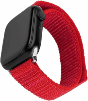 Fixed Sporty Apple Watch Ultra/Ultra 2 Nylon Okosóra szíj 49mm - Piros