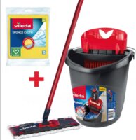 Vileda Ultramax Box mop Lapos felmosó szett 3 kendővel - Piros