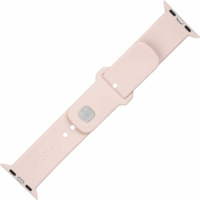 Fixed Sporty Apple Watch S1/2/3/4/5/6/7/8/9/SE1/SE2 Szilikon Okosóra szíj készlet 38/40/41 mm - Pink