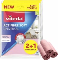 Vileda Actifibre Soft Mikroszálas törlőkendő 29 x 29 cm / 2+1db - Pink