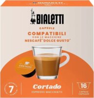 Bialetti Dolce Gusto kompatibilis Cortado Kávé kapszula 16 db