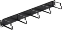 DeLock 42496 Rack Kábelrendező Sín 1U 19" - Fekete