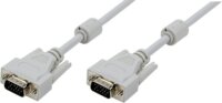 Logilink VGA apa - VGA apa kábel 5m - Szürke