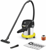 Karcher KWD 3 S V-15/4/20 Vezetékes Száraz Nedves tartályos és Porzsákos Porszívó - Fekete