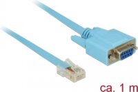 Delock RS-232 anya - RJ45 apa soros kábel 1m - Kék