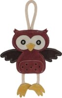 KERBL Owl Fog- és ínybarát Valódi bőr Kutyajáték 31cm - Barna