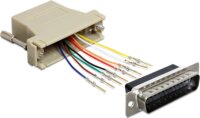 Delock 65433 Sub-D 25 Pin apa - RJ45 anya szerelő adapter készlet