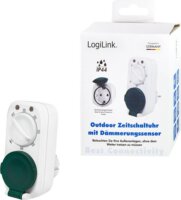 Logilink ET0013 Kültéri Mechanikus időkapcsoló és sötétedés érzékelő dugalj (IP44)