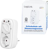 Logilink ET0012 Mechanikus időkapcsoló és sötétedés érzékelő dugalj