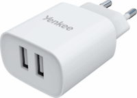 Yenkee YAC SE 224 2xUSB-A Hálózati Töltő Adapter 12W - Fehér