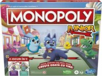 Hasbro Monopoly Junior 2 az 1-ben családi társasjáték - Román