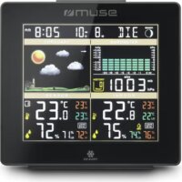 Muse M-085 WS LCD Időjárás Állomás - Fekete