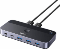 Ugreen CM662 USB 3-port KVM Switch (Bontott)