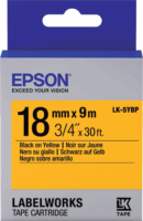 EPSON S655003 LK-5YBP Feliratozógép szalag 18mm (9m) - Fekete/Sárga