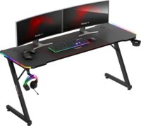 Huzaro Hero 4.8 RGB Gamer asztal 160 x 60 x 74 cm - Fekete