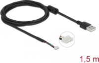 Delock 96001 USB 2.0 A apa - 4 tűs kamera apa V6 kábel 1,5 m - Fekete