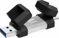 Silicon Power C51 USB-A / USB-C 3.2 Gen 1 128GB Pendrive - Szürke