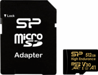 Silicon Power 512GB High Endurance Golden Series MicroSD UHS-I U3 Memóriakátya + Adapter