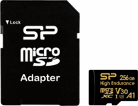 Silicon Power 256GB High Endurance Golden Series MicroSD UHS-I U3 Memóriakátya + Adapter