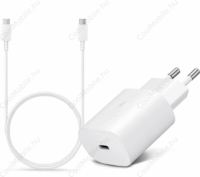 Samsung USB-C Hálózati Töltő Adapter 25W + USB-C Kábel 1m - Fehér