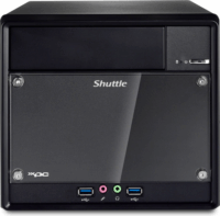 Shuttle XPC Cube SH510R4 Mini PC (Intel / No RAM / No SSD / No OS) - Fekete