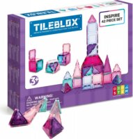 Magformers Tileblox Pastel 42 darabos Mágneses Építőjáték