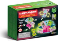 Magformers Glowing Craft 20 darabos Világító Mágneses Építőjáték