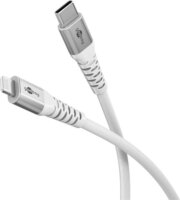 Goobay 74520 Lightning apa - USB-C apa 2.0 Adat és töltőkábel 2m - Fehér