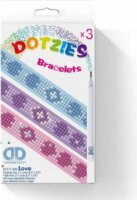 Diamond Dotz Dotzies karkötőkészítő készlet - Szívecskék