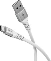 Goobay 74532 USB-C apa - USB-A apa 2.0 Adat és töltőkábel 3m - Fehér