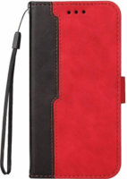 Wooze Colour Wallet Apple iPhone 16 Flip Tok pánttal - Piros