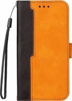 Wooze Colour Wallet Apple iPhone 16 Pro Max Flip Tok pánttal - Narancssárga