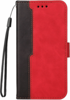 Wooze Colour Wallet Apple iPhone 16 Pro Max Flip Tok pánttal - Piros