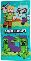 Minecraft Harcra fel! fürdőlepedő - 70 x 140 cm