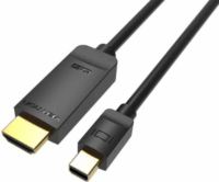 Vention HAHBI Mini DisplayPort - HDMI kábel 3m - Fekete