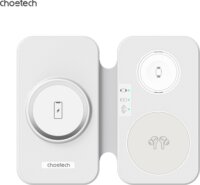 Choetech T616-F 3in1 Vezeték nélküli töltő - Fehér (22W)