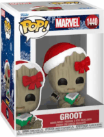 Funko POP! 1440 Holiday Marvel- Groot mikulás sapkában figura 9cm