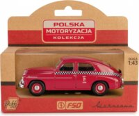 Daffi PRL Kollekció Warszawa M20 Taxi kisautó 1:43 - Piros