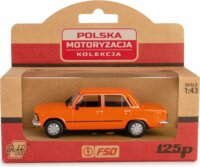 Daffi PRL Kollekció Fiat 125p gyűjthető kisautó 1:43 - Narancs