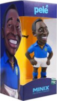 Minix Brazília - Pelé gyűjthető focista figura kék mezben 12cm