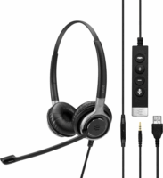 Sennheiser Epos Impact SC 665 UC Call Center Sztereo Headset - Fekete