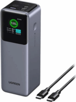 Ugreen 35525B Powerbank USB-A + 2 x Type-C / 25000mAh 200W - Szürke