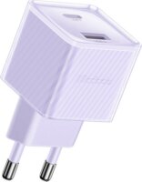 McDodo CH-4153 USB-A / USB-C Hálózati Gyorstöltő Adapter 33W - Lila