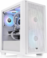 Thermaltake Versa H16 TG ARGB Mikro Torony Számítógépház - Fehér